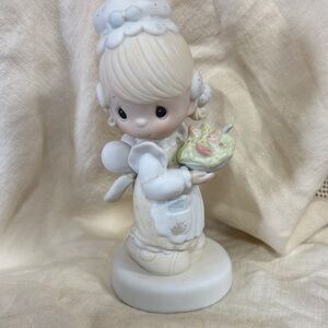 Precious Moments Girl Figurine “There is Joy in Serving Jesus”